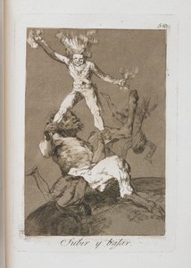 Plate from Los Caprichos, 1797-1798